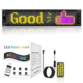 billiga GDS-bilinteriör-bil led flexibel display app bluetooth bil reklam skärm fullfärg smart bil klistermärke ip65 vattentät mjuk skärm display