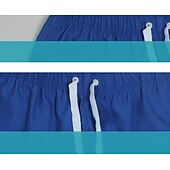 billige svømmeshorts for menn-Herre Surfeshorts Badeshorts Snorer Elastisk midje Elastisk snordesign Ensfarget Hurtigtørkende Sport Kort Daglig Ut på byen Strand Gatemote Fritid Svart Hvit Mikroelastisk