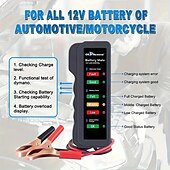 levne Nářadí na opravu-Tester automobilových 12v baterií Tester motocyklových baterií