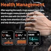 Χαμηλού Κόστους Smartwatch-696 MK86 Εξυπνο ρολόι 2.01 inch Έξυπνο ρολόι Bluetooth Βηματόμετρο Υπενθύμιση Κλήσης Παρακολούθηση Ύπνου Συμβατό με Android iOS Γυναικεία Άντρες Κλήσεις Hands-Free