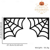 olcso Halloween függő és asztali díszek-halloween ajtókeret matricák - kísérteties bel- és kültéri dekorációk, beleértve a várat, a pókhálót és a sarokajtótáblákat, tökéletesek a kísértetház és a parti hangulathoz