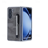 cheap Samsung Cases-Phone Case For Samsung Galaxy Z Fold 7 Z Fold 6 Z Fold 5 Z Fold 4 Z Fold 3 Back Cover with Stand Holder with S Pen Shockproof PC