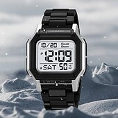 abordables Relojes digitales-SKMEI Hombre Reloj Digital Al Aire Libre Deportes Moda Reloj de Muñeca Luminoso Cronómetro Despertador cuenta regresiva TPU Reloj