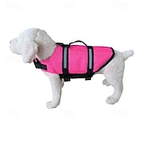 cheap Dog Apparel &amp; Accessories-Dog Harness Vest Life Vest Dog Life Jacket Sports &amp; Outdoors Portable Reflective Adjustable Waterproof Breathable Washable Party Outdoor Sports Traveling Pool Dog Clothing for Cat Dog Husky Labrador
