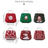 Χαμηλού Κόστους Συλλεκτικές Φιγούρες-χριστουγεννιάτικα είδη διακόσμησης, τσίγκινη τσάντα μπομπονιέρα, παιδικό δώρο, μίνι τσίγκινο τσαντάκι