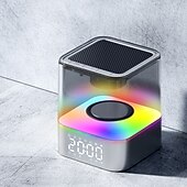 cheap Smart Lights-LED Smart Light Speaker with Alarm Clock, Wireless Bluetooth Multi-Color Bedside Lamp, 7-Color Changing, Timer Wake-Up Light, Perfect Christmas and Birthday Gift for Teenage Boys and Girls