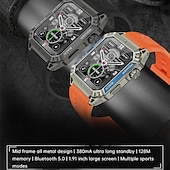 Χαμηλού Κόστους Smartwatch-iMosi A33 Εξυπνο ρολόι 1.91 inch Έξυπνο ρολόι Bluetooth Βηματόμετρο Υπενθύμιση Κλήσης Παρακολούθηση Ύπνου Συμβατό με Android iOS Γυναικεία Άντρες Κλήσεις Hands-Free Αδιάβροχη Έλεγχος Μέσων IP 67