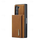 tanie Etui do telefonów Samsung-telefon Kılıf Na Samsung Galaxy Złóż 7 Złóż 6 Z Fold 5 Z Fold 4 Z Fold 3 Osłona tylna Z podpórką Magnetyczne Gniazdo karty Retro TPU PC Skóra PU