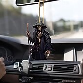 halpa Riipukset ja koristeet-halloween viikatemies riipus akryyli tasainen auton sisustus lomakoristelu riipus