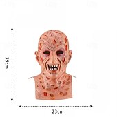 olcso Maszkok-Mindszentek napja Freddy Krueger Maszk Halloween-kellékek Felnőttek Férfi Borzalom Ijesztő jelmez Mindszentek napja Farsang Könnyű farsangi jelmez