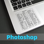 cheap Stickers-Shortcuts Sticker Keyboard Stickers for MAC Chromebook Word Photoshop Audition Illustrator Premiere Pro After Effects No-Residue Laminated Vinyl Shortcut Stickers
