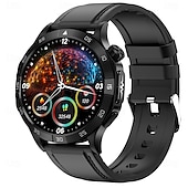 お買い得  スマートウォッチ-iMosi ET381 スマートウォッチ 1.43 インチ スマート·ウォッチ ブルートゥース ECG + PPG 温度監視 歩数計 と互換性があります Android iOS 女性 男性 ハンドフリーコール 防水 メディアコントロール IP 67 46mmの時計ケース