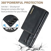 tanie Etui do telefonów Samsung-telefon Kılıf Na Samsung Galaxy Złóż 7 Złóż 6 Z Fold 5 Z Fold 4 Z Fold 3 Osłona tylna Z podpórką Magnetyczne Gniazdo karty Retro TPU PC Skóra PU
