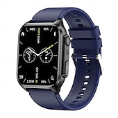 cheap Smartwatch-TK12 Smart Watch 1.96 inch Smartwatch Fitness Running Watch Bluetooth ECG+PPG Pedometer Call Reminder Compatible with Smartphone Women Men Long Standby Hands-Free Calls Waterproof IP 67 46mm Watch