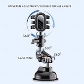 baratos Suporte para automóvel-suporte para telefone de carro gravação de vídeo braço mágico universal sucção suporte para telefone de carro montagem pára-brisa janela vidro tiro