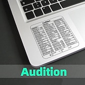 cheap Stickers-Shortcuts Sticker Keyboard Stickers for MAC Chromebook Word Photoshop Audition Illustrator Premiere Pro After Effects No-Residue Laminated Vinyl Shortcut Stickers