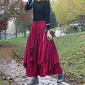 levne Spodní části-Retro Sukně Dámské Fantazie Plesová maškaráda Běžné / Denní Dospělé Sukně