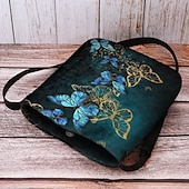 olcso Keresztpántos táskák-női pillangómintás crossbody táska - művészi kialakítású, állítható pánttal, hétköznapi és hétköznapi használatra