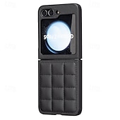 economico Cover Samsung-telefono Custodia Per Samsung Galaxy Capovolgi Z 6 Z Flip 5 Z Flip 4 Z Flip 3 Per retro Resistente agli urti Retrò TPU pelle sintetica