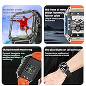 Χαμηλού Κόστους Smartwatch-iMosi A33 Εξυπνο ρολόι 1.91 inch Έξυπνο ρολόι Bluetooth Βηματόμετρο Υπενθύμιση Κλήσης Παρακολούθηση Ύπνου Συμβατό με Android iOS Γυναικεία Άντρες Κλήσεις Hands-Free Αδιάβροχη Έλεγχος Μέσων IP 67