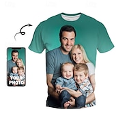 cheap Men&#039;s Custom Clothing-Custom T Shirt for Men Design Your Own Custom Shirts Personalized All Over Print Tee Custom Gifts Personalized Valentine Gift Custom Made