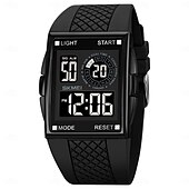 baratos Relógios Digitais-Relógio Digital SKMEI 1967 para Homens à Prova d&#039;Água com Contagem Regressiva Luz LED Eletrônico Relógio de Pulso Masculino Cronômetro Contagem Reloj Hombre