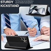 cheap Samsung Cases-Phone Case For Samsung Galaxy S24 S23 S22 S21 Ultra Plus A55 A35 A25 A15 5G A54 A34 A14 A53 A52 S20 FE S25 Ultra Back Cover Wallet Case with Stand Holder Magnetic Card Slot Retro TPU PU Leather