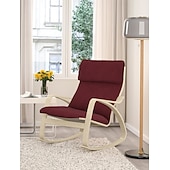 abordables Housse de canapé-Housse de coussin de chaise en coton 100% coton couleur unie avec taie d&#039;oreiller