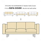 baratos Cobertura de Sofa-Capa de Sofá de 3 Lugares 100% Algodão Sólida Almofadada