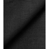 billige Lin blazer-Men&#039;s sport frakk lin blazer mote uformell sommer ensfarget lin blazer svart standard passform enkelspent én knapp