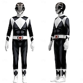 abordables Disfraces para niños-Mighty Morphin Power Rangers tommy oliver Traje de cosplay Mono Cosplay Cosplay de película for Hombre Mujer Chico Niños Adulto Carnaval Mascarada Evento / Fiesta Mascarada
