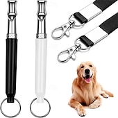 cheap Dog Training &amp; Behavior-Dog Whistle to Stop Barking Neighbors DogAdjustable Ultrasonic Silent Dog Whistle