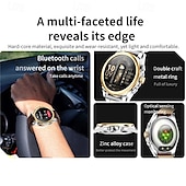 Χαμηλού Κόστους Smartwatch-iMosi KC83 Εξυπνο ρολόι 1.43 inch Έξυπνο ρολόι Bluetooth Βηματόμετρο Υπενθύμιση Κλήσης Παρακολούθηση Δραστηριότητας Συμβατό με Android iOS Γυναικεία Άντρες Κλήσεις Hands-Free Αδιάβροχη Έλεγχος Μέσων