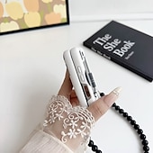 お買い得  サムスン用ケース-電話 ケース 用途 サムスンのギャラクシー Zフリップ6 Z Flip 5 Z Flip 4 Z Flip 3 バックカバー リストストラップ付き 耐衝撃
