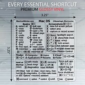 cheap Stickers-Shortcuts Sticker Keyboard Stickers for MAC Chromebook Word Photoshop Audition Illustrator Premiere Pro After Effects No-Residue Laminated Vinyl Shortcut Stickers