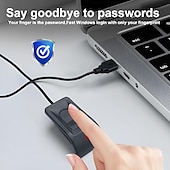 cheap Computer &amp; Office-USB Fingerprint Reader Fingerprint for Windows 10/11 Windows Hello Plug-and-Play Automatic Driver Installation