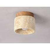 cheap Ceiling Lights-LED Ceiling Lights Warm White 1-Light Japanese Wabi Sabi Hotel Lobby Corridor Close to Ceiling Lighting Creative Restaurant Room Balcony Ceiling Lamp Fixtures 100-265V
