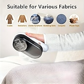cheap Household Appliances-Electric Lint Remover Rechargeable Fabric Shaver Sweater Shaver for Clothes Battery Led Digital Display with 3-Speeds