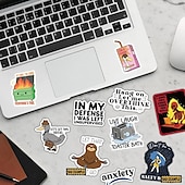voordelige Muurstickers-150 stuks grappige stickers voor volwassenen, geschikt voor bumpers, veiligheidshelmen, waterflessen, collega&#039;s, computers, vinyl waterdichte stickers