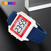 preiswerte Digitaluhr-SKMEI Jugend Coole Digitale Sportuhren Geschenk für Männer Frauen Studenten 5Bar Wasserdicht Stoppuhr Countdown-Armbanduhr
