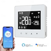 baratos eletrodomésticos-tuya wifi zigbee controlador de temperatura constante inteligente display led controlador de temperatura ajustável tamanho compacto controlador de temperatura de caldeira de água a gás compatível