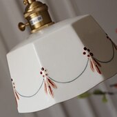 economico Luci Isola cucina-lampada a sospensione a led bianco caldo 10/50cm 1/3-luce lampada a sospensione in ceramica stile industriale paralume e27 vite apparecchi di illuminazione a soffitto camera da letto sala da pranzo