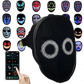abordables Masque-Esprit Crâne Masque de carnaval Masque LED Adulte Unisexe Déguisement effrayant Utilisation Soirée Halloween Carnaval mardi Gras Costume de carnaval facile