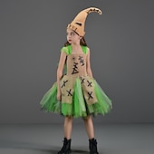 cheap Girls&#039; Costumes-The Nightmare Before Christmas Oogie Boogie Costume Tutu Kid&#039;s Girls&#039; Dress Up Party Christmas Children&#039;s Day Easy Carnival Costume