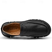 levne Pánské nazouváky a mokasíny-pánské pohodlné hnědé slip-on mokasíny s polstrovanou podrážkou a odolným prošíváním, ideální pro každodenní běžné nošení