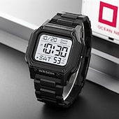 abordables Relojes digitales-SKMEI Hombre Reloj Digital Al Aire Libre Deportes Moda Reloj de Muñeca Luminoso Cronómetro Despertador cuenta regresiva TPU Reloj