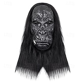 cheap Mask-Kingdom of the Planet of the Apes Gorilla Carnival Mask Mask Full Head Adults&#039; Men&#039;s Women&#039;s Scary Costume Performance Party Halloween Carnival Easy Carnival Costume