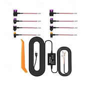 cheap Car Safety &amp; Security-Dash Cam Hardwire Kit Safe Metal Mini USB Hard Wire Kit Wide Compatibility Scratch Resistant for Navigator