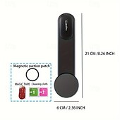 cheap Car Holder-Magnetic Car Phone Mount Easy Stick On Rotatable Dashboard &amp; Center Console Holder