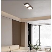 cheap Dimmable Ceiling Lights-LED Ceiling Lights Stepless Dimming 28/36.5cm 2-Light Contemporary Modern Flush Mount Ceiling Light Aluminum 20W Square Flat Modern Ceiling Lamp for Bedroom Kitchen Laundry 110-240V ONLY DIMMABLE WITH REMOTE CONTROL